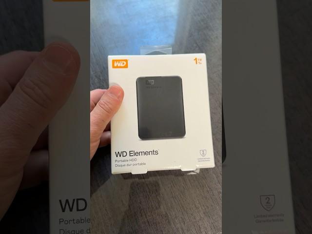 WD Elements 1TB External Hard Drive #hdd #externalharddrive #wd