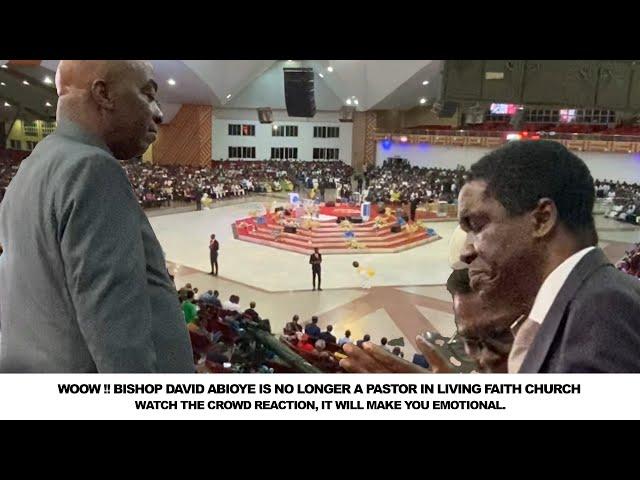 WOOW   GREAT NEWS AS BISHOP DAVID ABIOYE FINALLY RETIRES FROM LIVING FAITH CHURCH AFTER 40 YEARS.