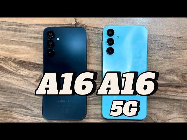 Samsung Galaxy A16 vs Samsung Galaxy A16 5G