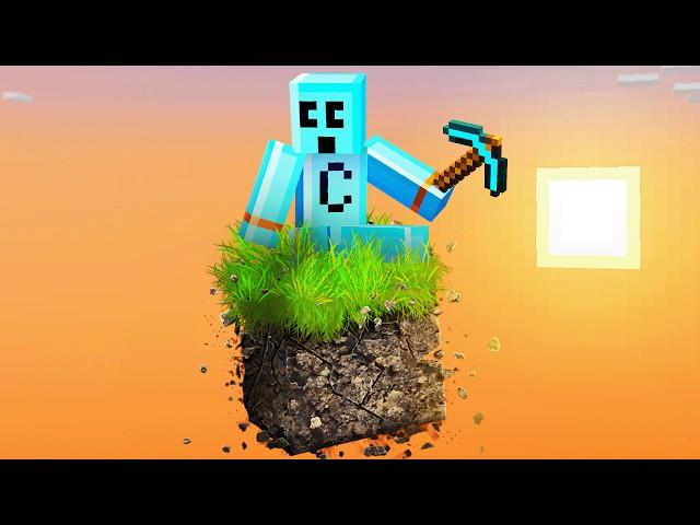 Minecraft but it's One Realistic Block