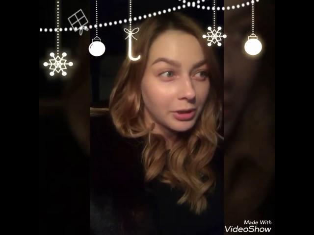 Актриса Любава Грешнова поздравляет с новым годм
