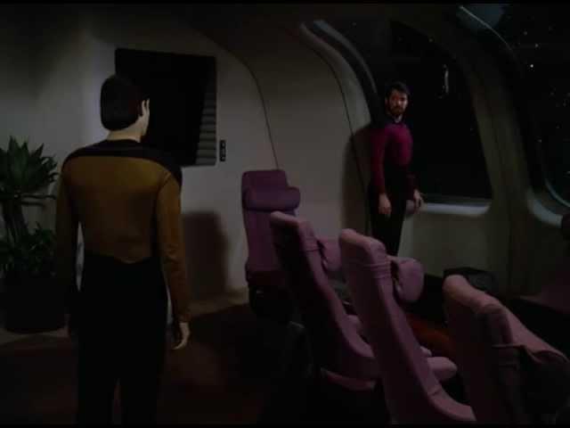 Star Trek TNG: 'Measure of a Man' scene: Data and Riker