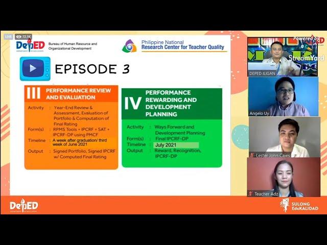 Episode 3 I RPMS Guidelines for SY 2020-2021