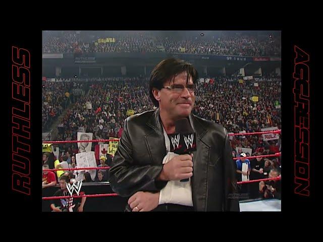 Eric Bischoff bans Stone Cold from RAW | WWE RAW (2003) 1