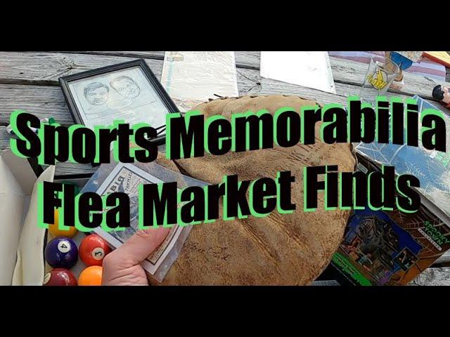 Sports Memorabilia Flea Market Finds