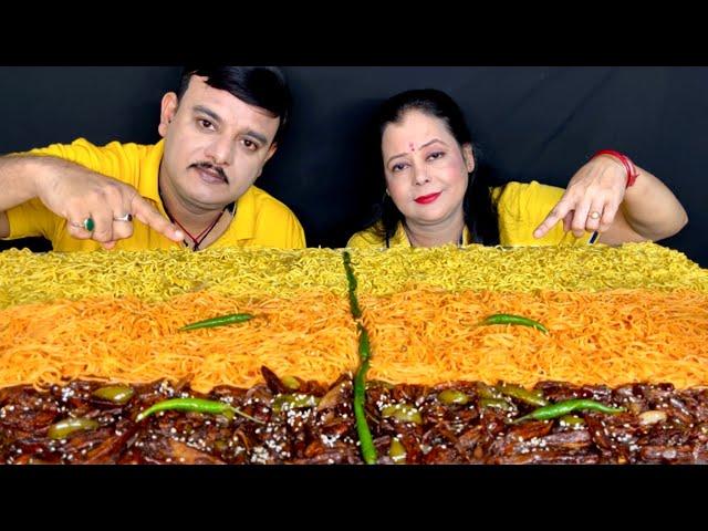 SPICYNOODLES EATING CHALLENGE|CHILLI POTATO SCHEZWAN NOODLES MASALA MAGGI NOODLES#food#asmr#viral