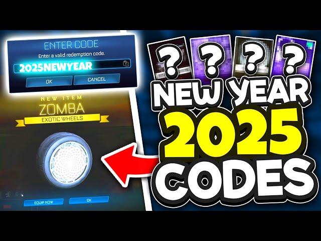 NEW YEAR 2025 Codes! (Rocket League)