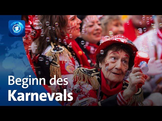 Hohe Sicherheitsvorkehrungen beim Karneval-Start