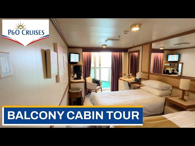 P&O Ventura Balcony Cabin Tour