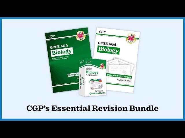 CGP’s GCSE Biology Revision Bundle has everything you need all in one place!