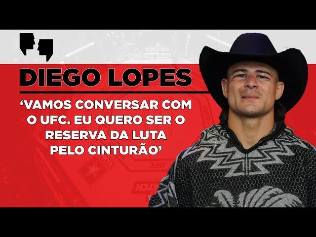 EXCLUSIVO! DIEGO LOPES mira chance de disputar título do UFC em OUTUBRO