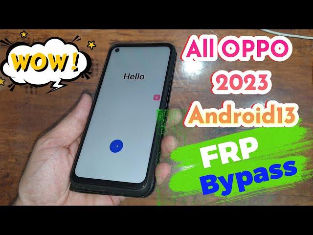 Oppo A74 5g FRP Bypass Android 13 / All Oppo Android 13 Google Account Unlock Without Pc