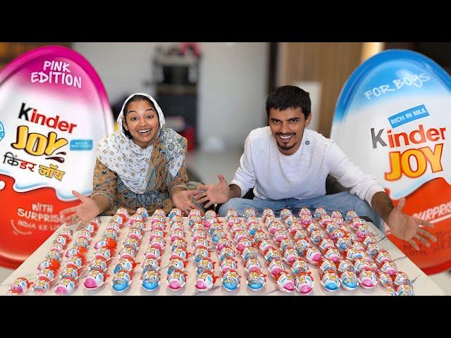 Opening 100 KINDER JOY.. UNBOX பண்ணலா வாங்க..!!