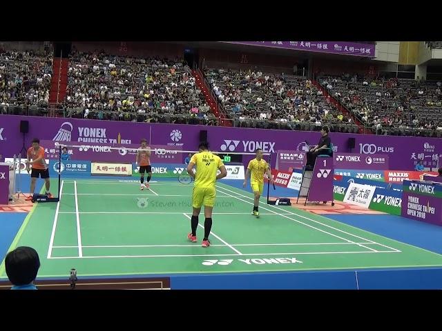 20181005Taipei Open QF MD LEE Jhe-Huei+LEE Yang(TPE) vs LU Ching Yao+YANG Po Han(TPE)1-3