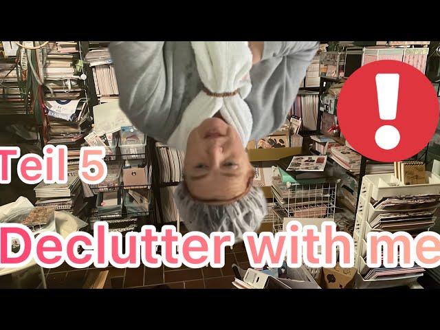 Declutter with me ️ Bastelzimmer aufräumen  Action Schätze  ungeschminkte Wahrheit  Teil 5