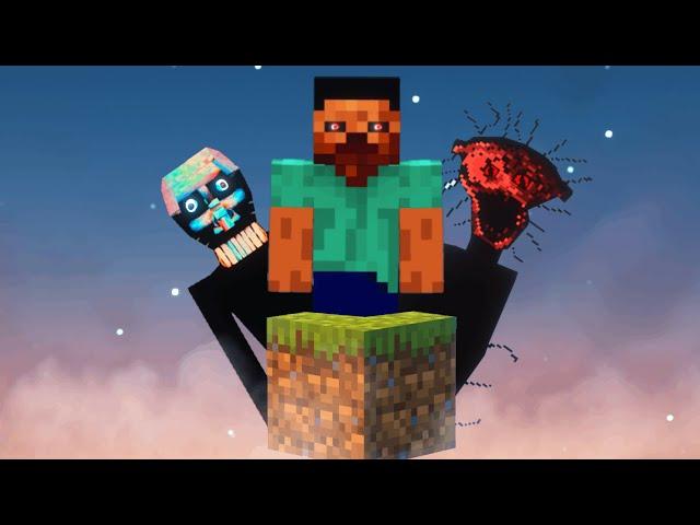 Surviving Minecraft's Scariest Mods On One Block...