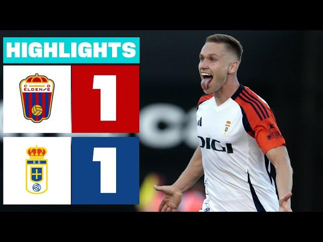 CD ELDENSE 1 - 1 REAL OVIEDO | HIGHLIGHTS LALIGA HYPERMOTION