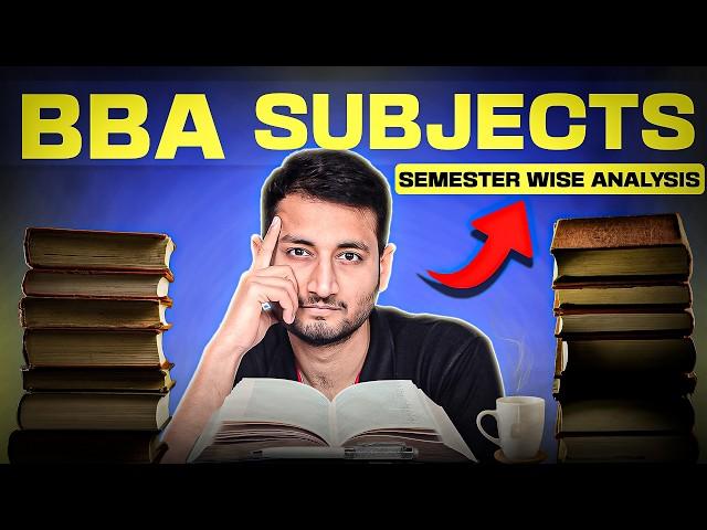 BBA Subjects Analysis in 4 Mins | Bachelors of Business Administration | BBA Course Subjects