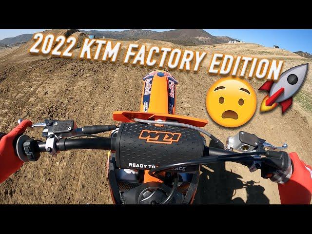 FIRST RIDE - 2022 KTM 450 SX-F FACTORY EDITION