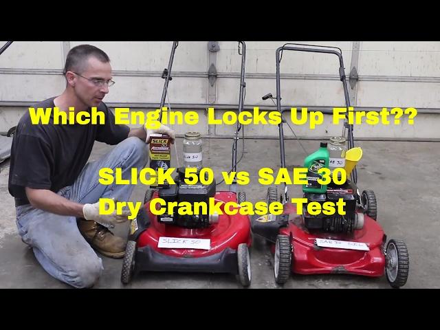 Can't believe what SLICK 50 did to my engine!!--Dry Crankcase Test!