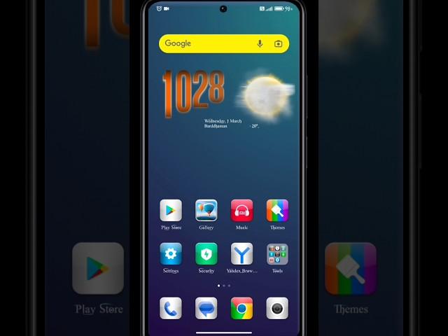 Best Clock Widget  miui 13 theme  3d icon pack  New Control Center  #theme, #viral, #shortvideo,