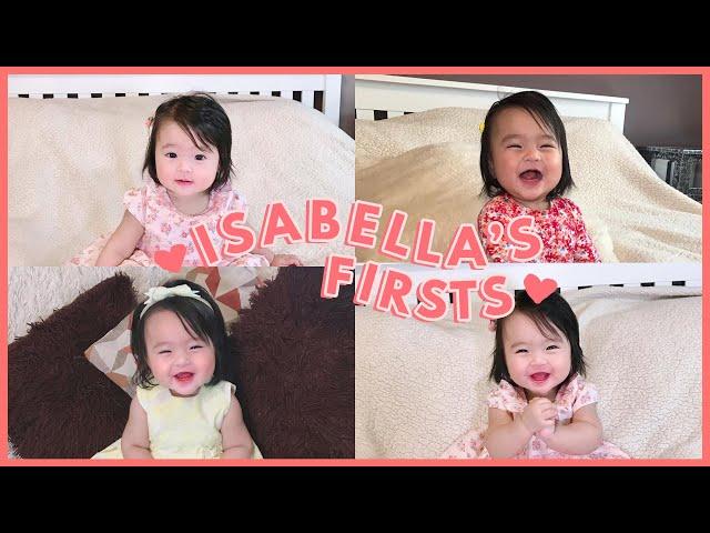 Isabella's Lots of Firsts | Bangs Garcia-Birchmore