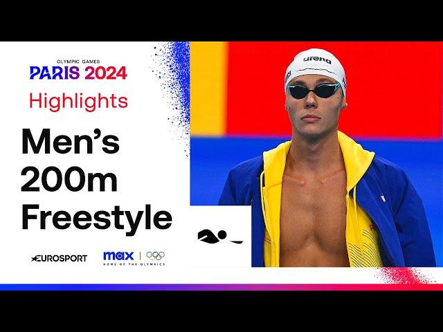 WHAT A RACE! ‍️ | Men's Swimming 200m Freestyle Highlights | #Paris2024 #Olympics