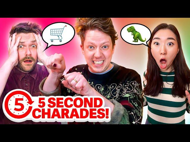 Charades, But IN 5 SECONDS | House Rules