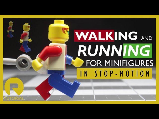 How to Animate Minifigure Walking and Running (LEGO Stop-Motion Tutorial)