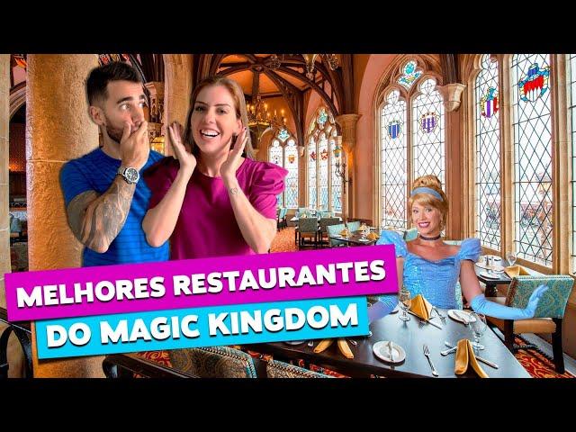 MELHORES RESTAURANTES DO MAGIC KINGDOM! Onde comer no parque!