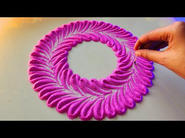 धनतेरस, दिवाली की छोटी प्यारी रंगोली | Diwali Rangoli 2024 | Deepawali Rangoli/Simple Trick Rangoli