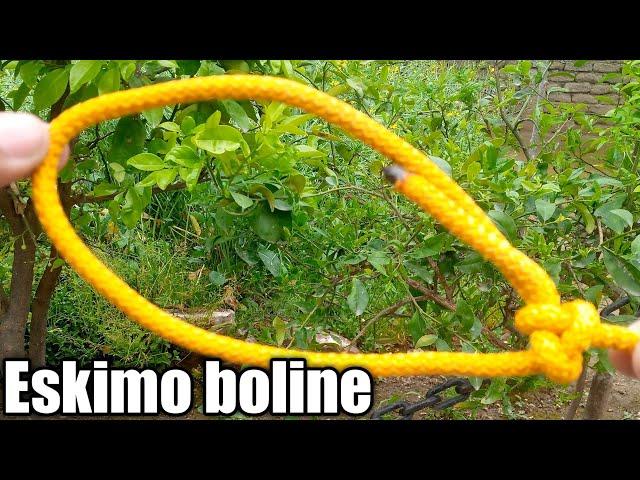 How to tie you Eskimo boline knot |premium knot|@WhyKnot