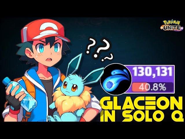 GLACEON WORTH IT TO COUNTER SPEEDSTERS IN SOLO QUEUE ??? | POKEMON UNITE