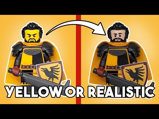 Which is better Yellow Or Skin-Tone for LEGO Castle?