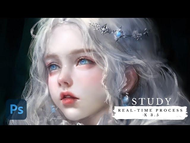 Study 1 | Real-time process x3.5【Speed Paint】