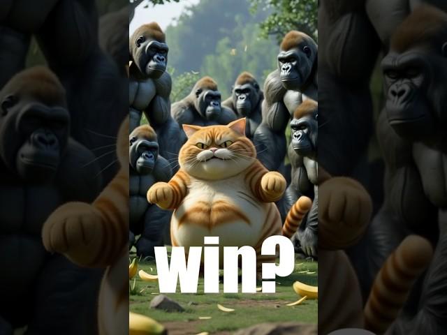 1 Cat vs. 100 Gorillas