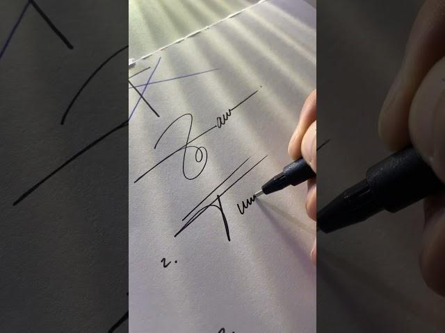 How to sign the letter T?️