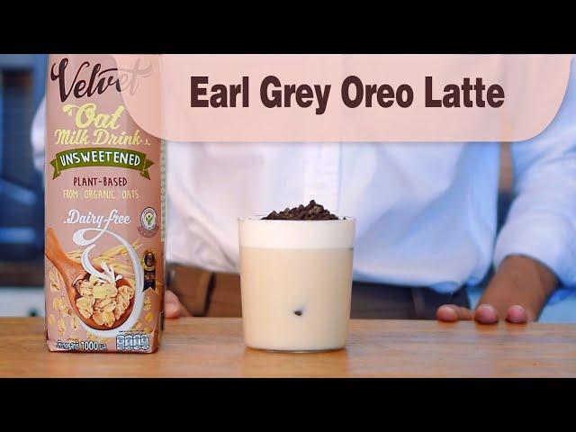 Quick & Easy Earl Grey Oreo Latte | Fun Drinks | UFC Velvet Oat Milk