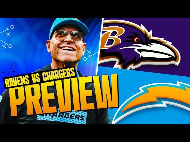 Harbaugh brothers clash on Monday Night Football! | Chargers vs. Ravens Week 12 NFL Preview | PFF