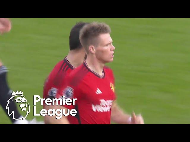 Scott McTominay scores late equalizer for Man United v. Brentford | Premier League | NBC Sports