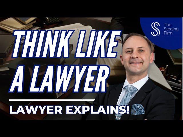  How To Think Like A Lawyer? #law #lawyer