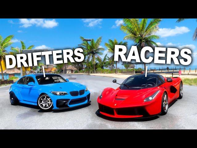DRIFTERS vs RACERS! - Forza Horizon 5