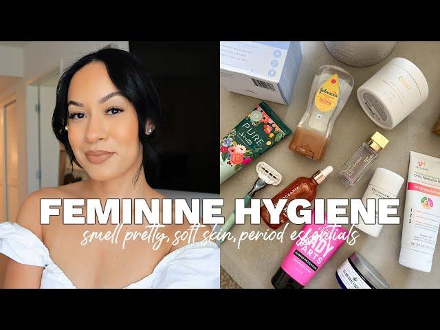 FEMININE HYGIENE FAVORITES  period essentials, body care, shaving, perfume, oral care | Marie Jay