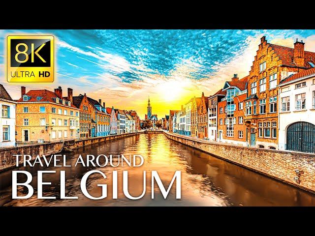 BELGIUM 8K • Beautiful Scenery, Relaxing Music & Nature Sounds in 8K ULTRA HD