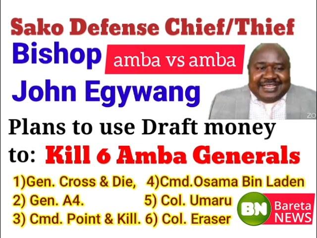 Snake  Bite  Snake. Bishop John Egwayan lists 6 ambazonia terrorists that should be kumkumised 