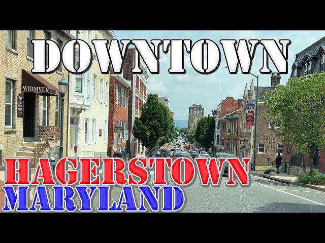 Hagerstown - Maryland - 4K Downtown Drive