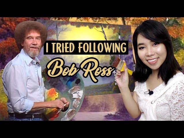 I Tried Following Bob Ross, Joy of Painting ∣ Philippines