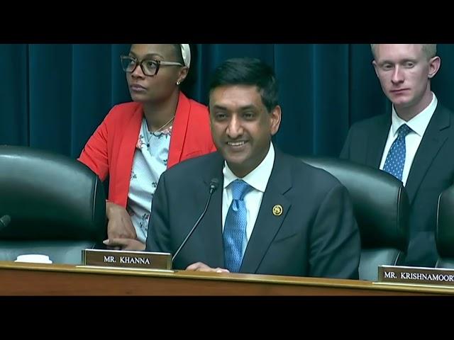 Ro Khanna questions Professor Timothy D. Snyder on Ukraine & Israel at the House Oversight Committee