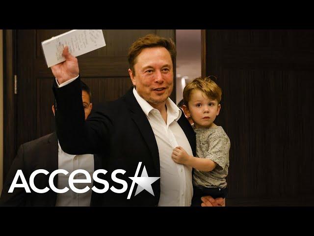 Elon Musk's 2-Year-Old Son X Steals Spotlight At Miami Conference