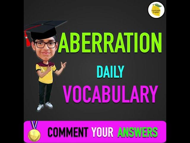 (Day 1) English Vocabulary Challenge | #Lessonade | #shorts | New Format